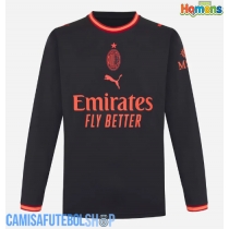 Camisa de time de futebol AC Milan Replicas 3º Equipamento 2026-27 Manga Comprida